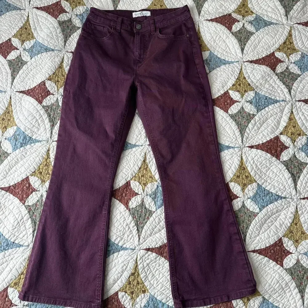 Current/Elliott The Boulevard Truffle high-waisted bootcut jeans Size 27”